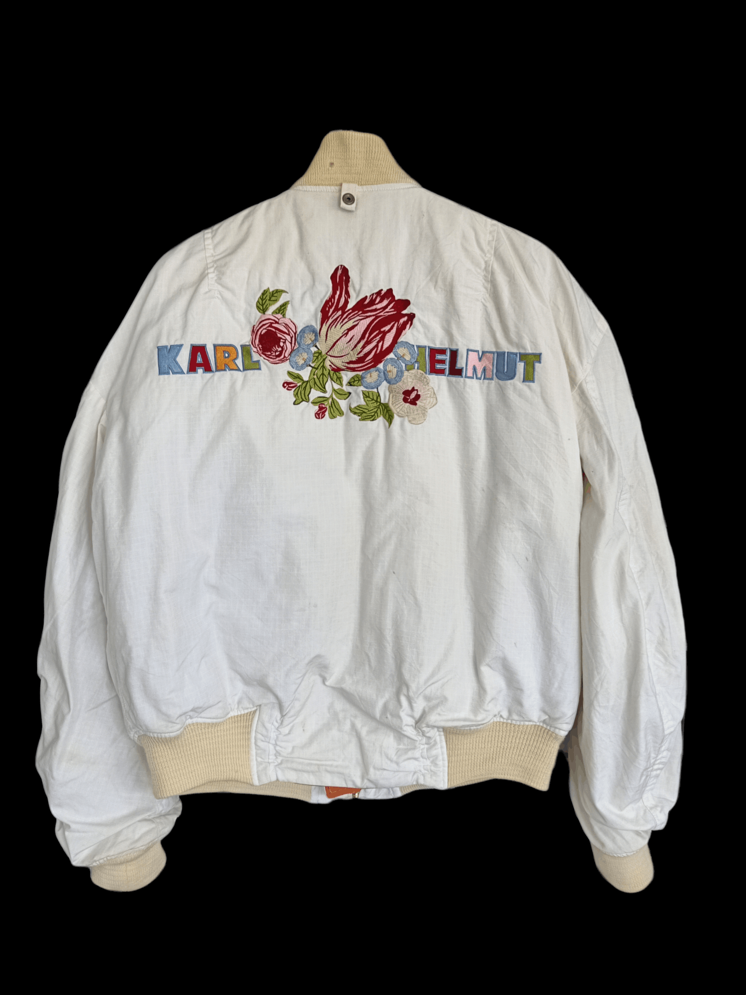 Karl Helmut × Pink House Karl Helmut Embroidery Logo Bomber Jacket Size US L / EU 52-54 / 3 - 1 Thumbnail