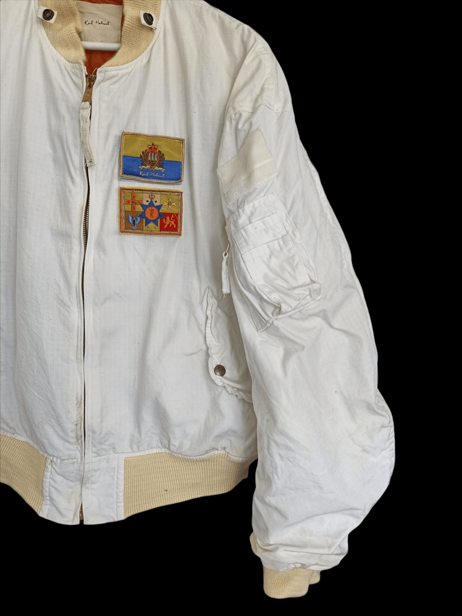 Karl Helmut × Pink House Karl Helmut Embroidery Logo Bomber Jacket Size US L / EU 52-54 / 3 - 3 Thumbnail