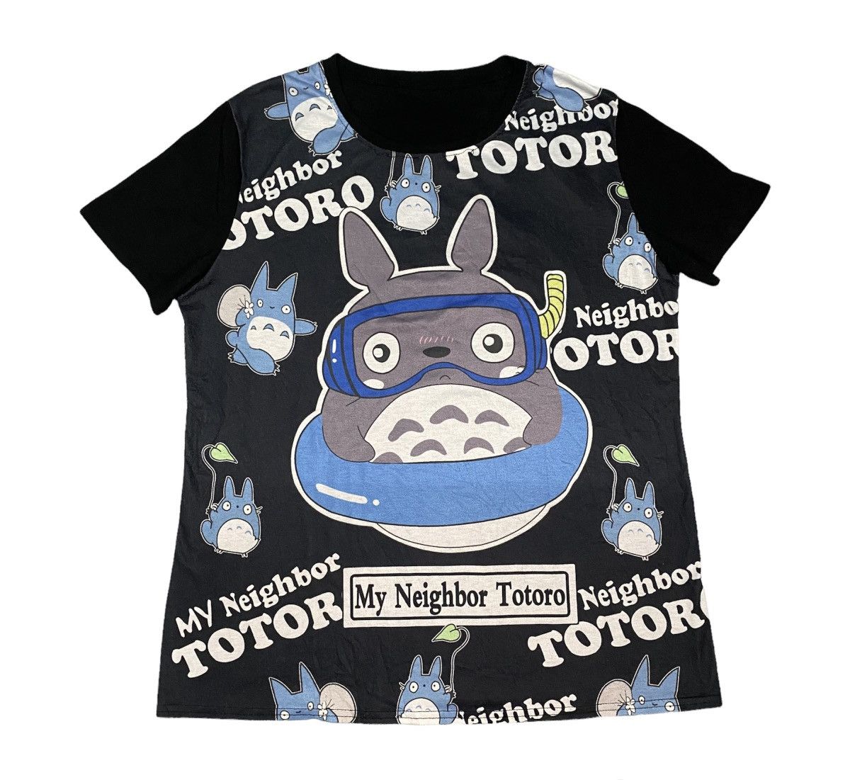 RARE💥 OVERPRINT 90’s MY NEIGHBOR TOTORO TSHIRT STUDIO GHIBLI