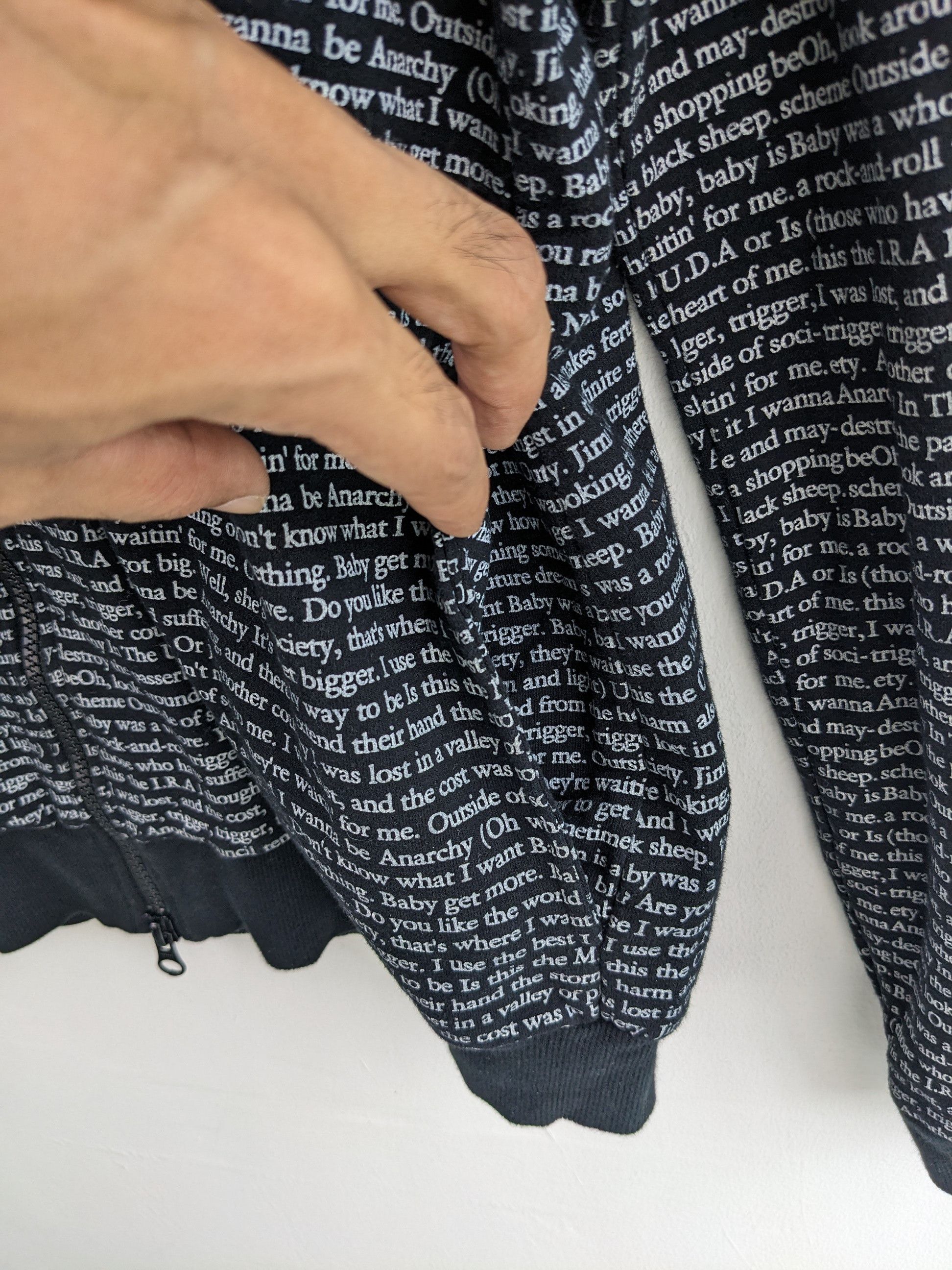 PPFM PPFM Hoodie Full Zip Punk Jacket Harajuku Style Size US M / EU 48-50 / 2 - 10 Thumbnail
