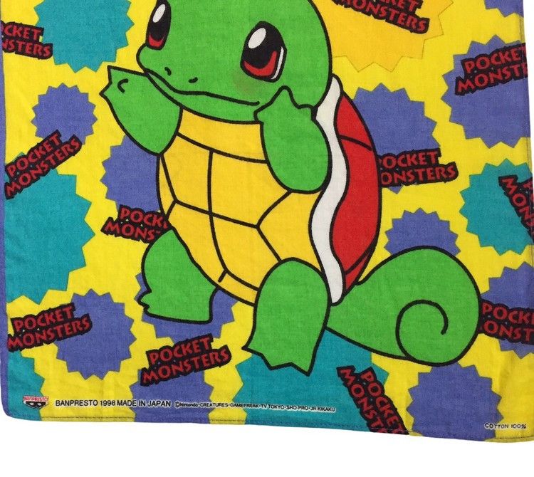 90s POKEMON POCKET MONSTERS JAPANESE BANDANA HANDKERCHIEF
