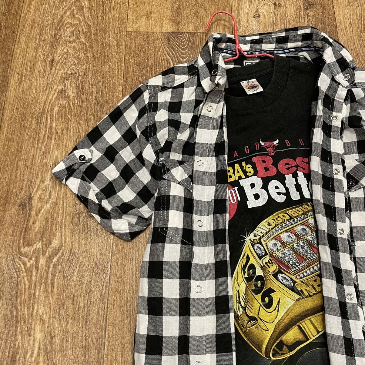 Flannel Vintage Flannel Shirt Checkered Shirt Travis Scott Style Y2K Size US M / EU 48-50 / 2 - 4 Thumbnail