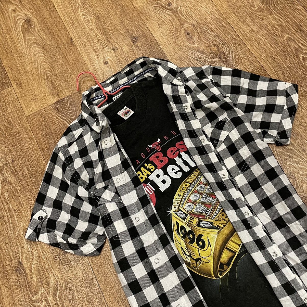 Flannel Vintage Flannel Shirt Checkered Shirt Travis Scott Style Y2K Size US M / EU 48-50 / 2 - 5 Thumbnail