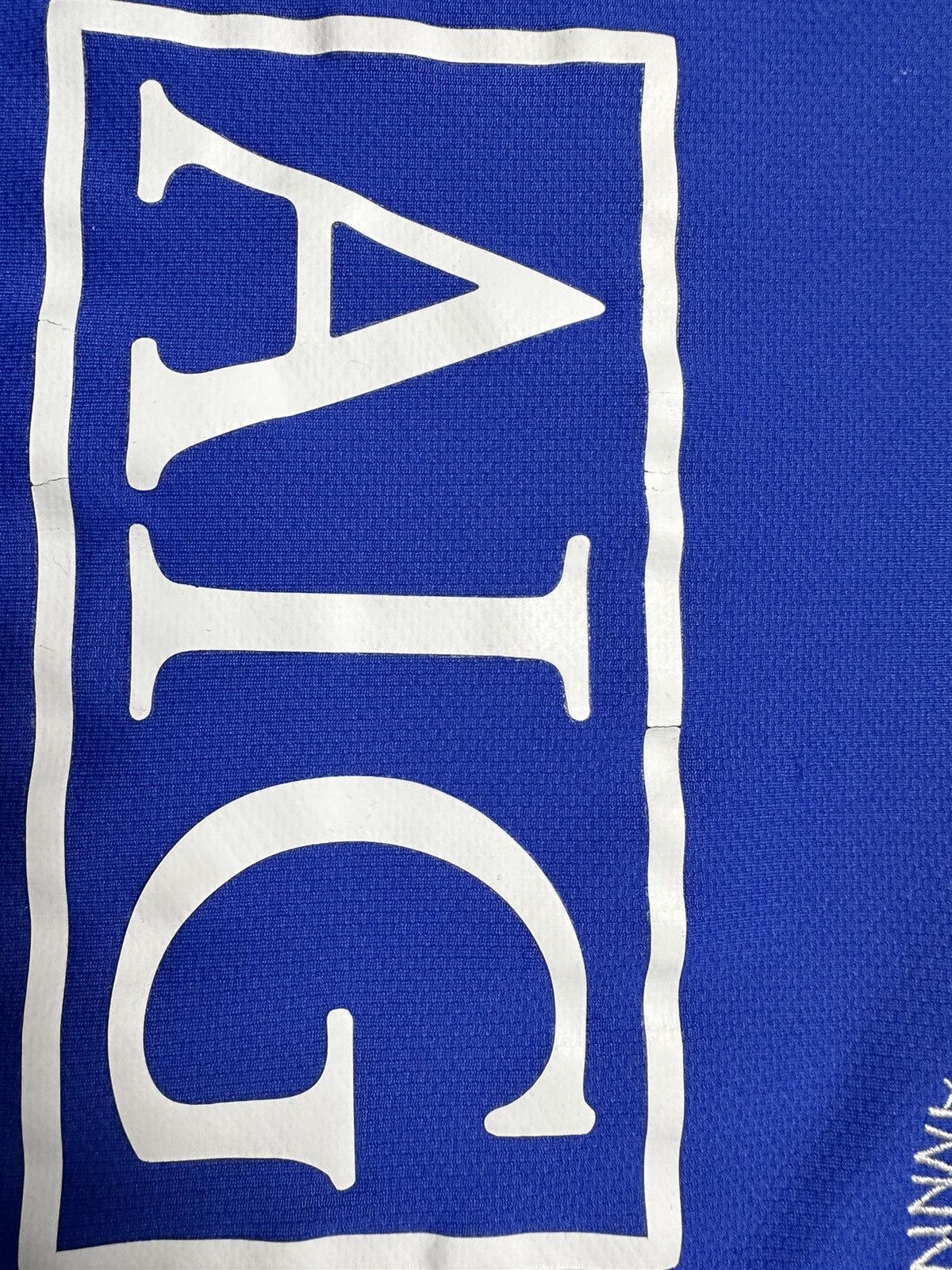 Nike × Vintage Vintage Nike Manchester United soccer jersey Blue rare L Size US L / EU 52-54 / 3 - 4 Thumbnail