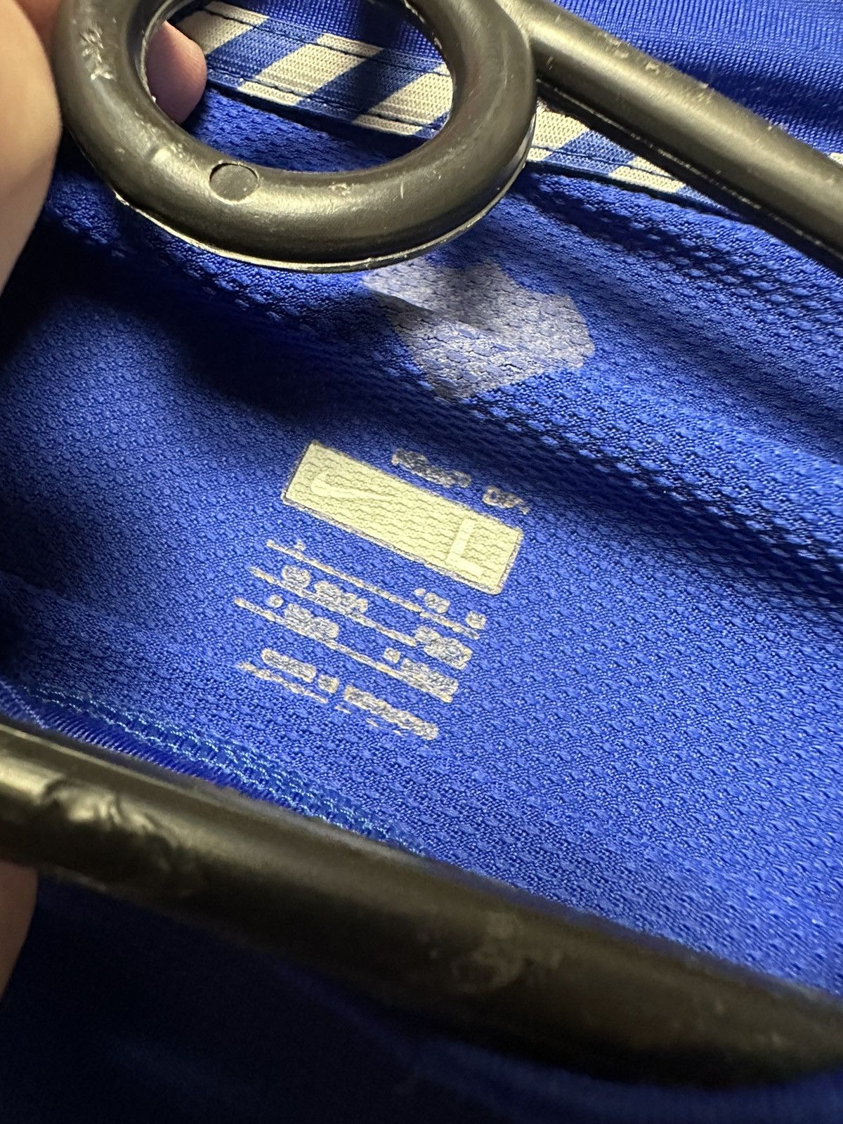 Nike × Vintage Vintage Nike Manchester United soccer jersey Blue rare L Size US L / EU 52-54 / 3 - 6 Thumbnail