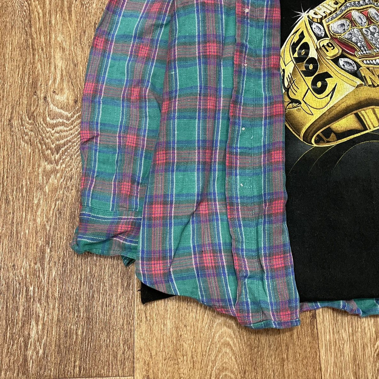 Vintage Vintage 90s Plaid Shirt Oversized Grunge Streetwear Logo XL Size US XL / EU 56 / 4 - 3 Thumbnail