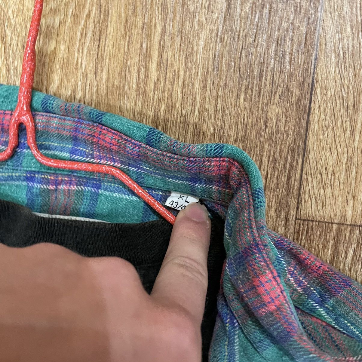 Vintage Vintage 90s Plaid Shirt Oversized Grunge Streetwear Logo XL Size US XL / EU 56 / 4 - 6 Thumbnail