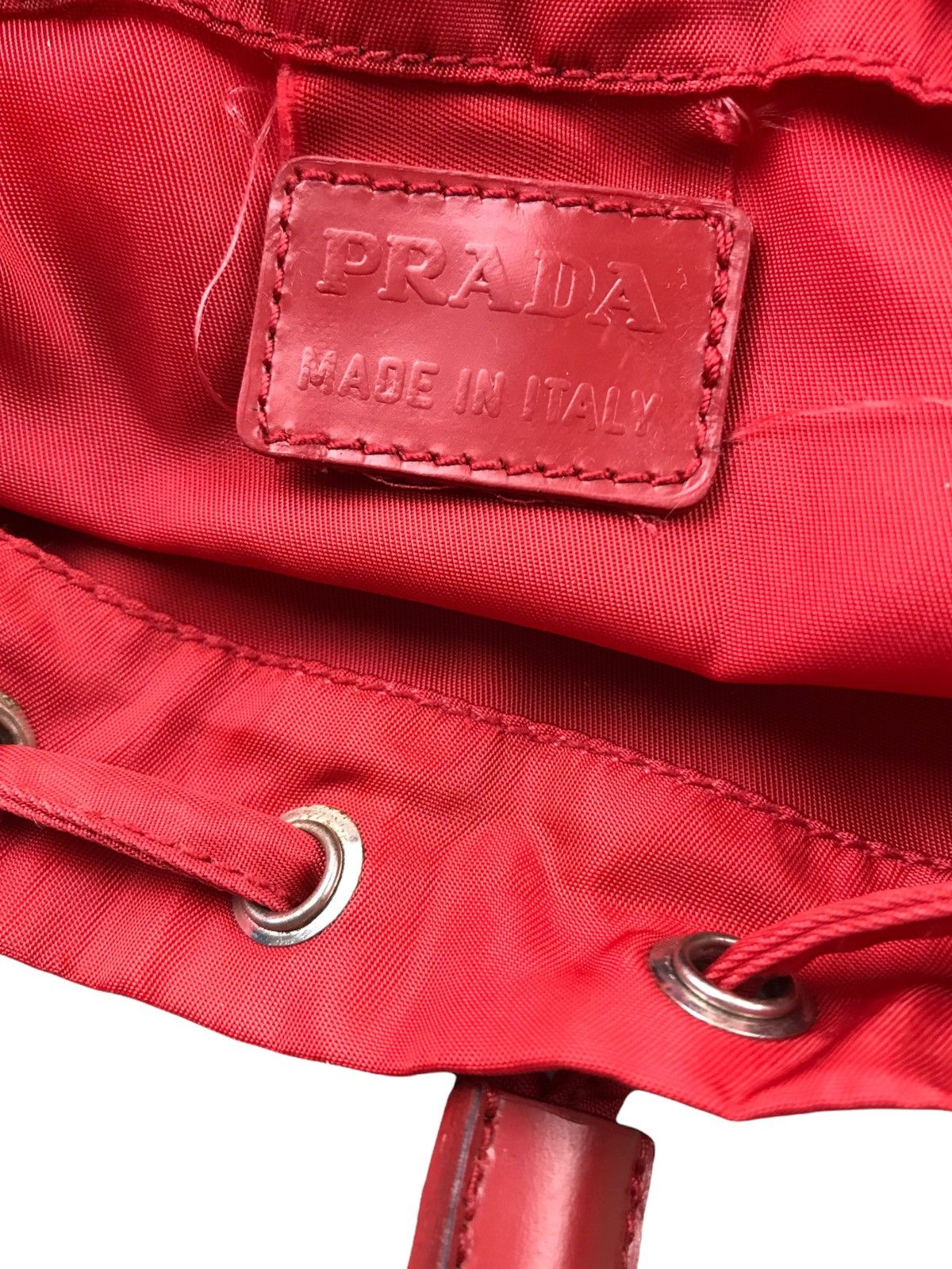 Prada Authentic PRADA Tessuto Nylon Drawstring Cosmetic Bag Size ONE SIZE - 7 Thumbnail