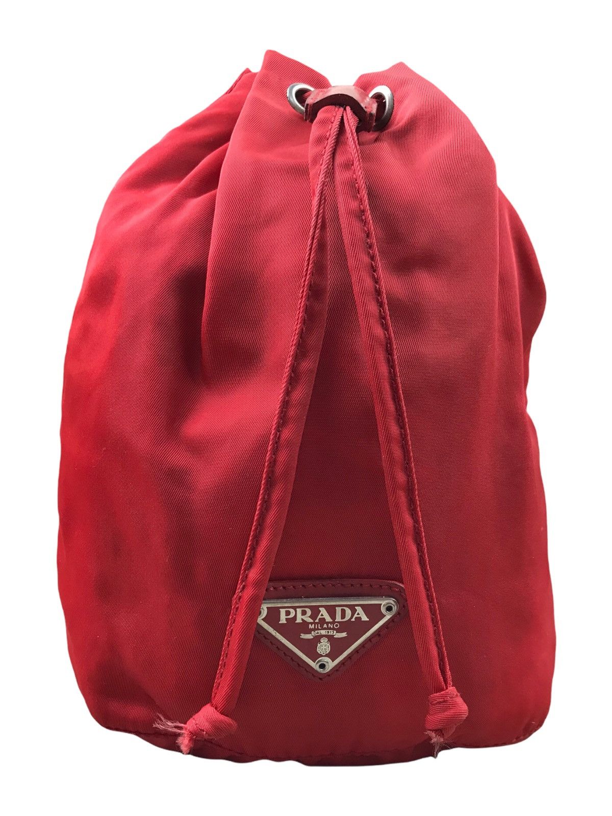 Prada Authentic PRADA Tessuto Nylon Drawstring Cosmetic Bag Size ONE SIZE - 1 Thumbnail