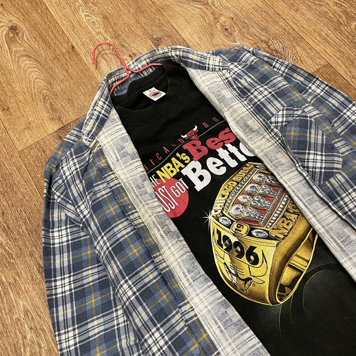 Vintage Vintage 90s Checkered Shirt Oversized Grunge Streetwear XL Size US XL / EU 56 / 4 - 5 Thumbnail