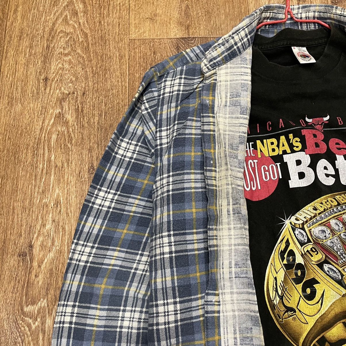 Vintage Vintage 90s Checkered Shirt Oversized Grunge Streetwear XL Size US XL / EU 56 / 4 - 4 Thumbnail