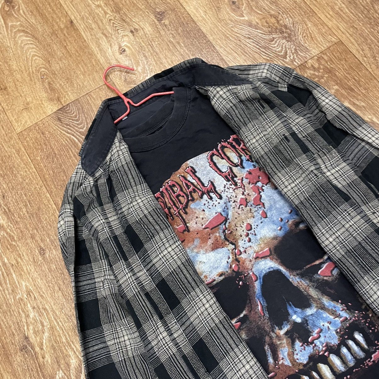 Vintage Vintage 90s Checkered Shirt Grunge Oversized Plaid Faded L Size US L / EU 52-54 / 3 - 5 Thumbnail