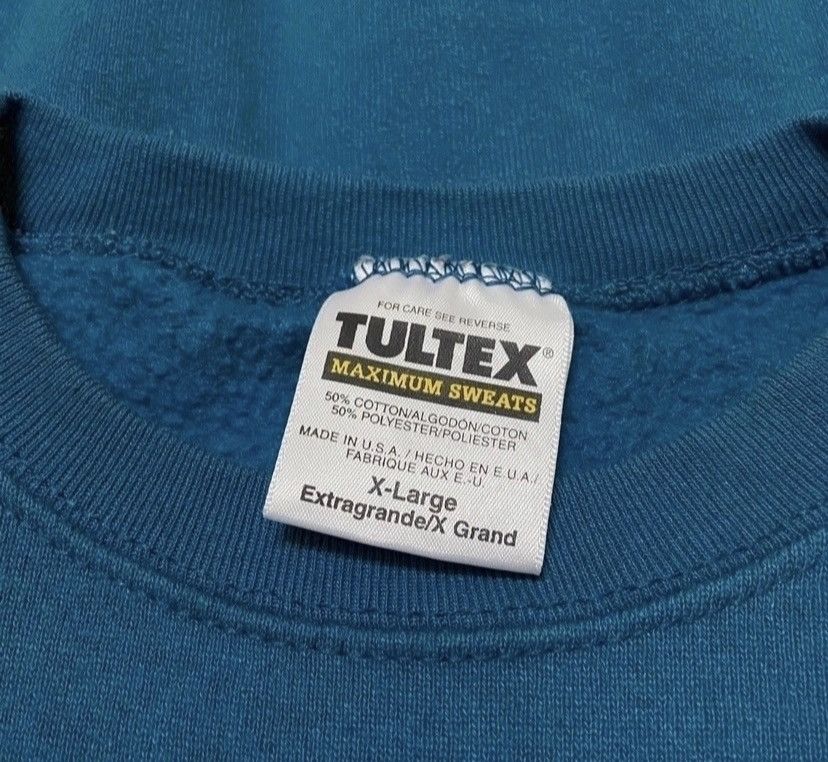 Vintage Vintage 90s plain sweatshirt pullover Size US L / EU 52-54 / 3 - 2 Thumbnail