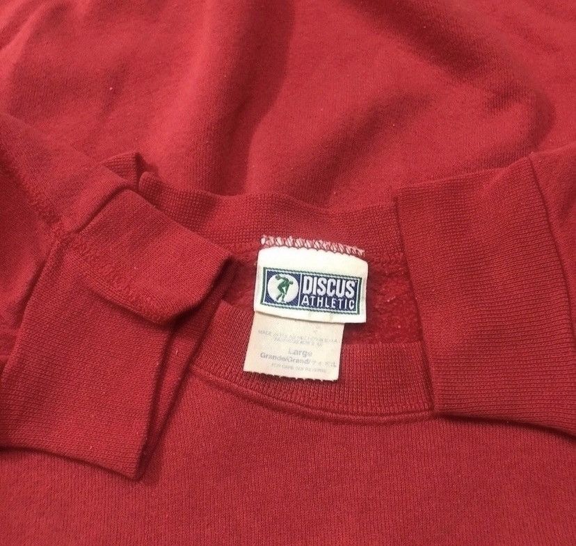 Vintage Vintage 90s plain sweatshirt pullover Size US L / EU 52-54 / 3 - 2 Thumbnail