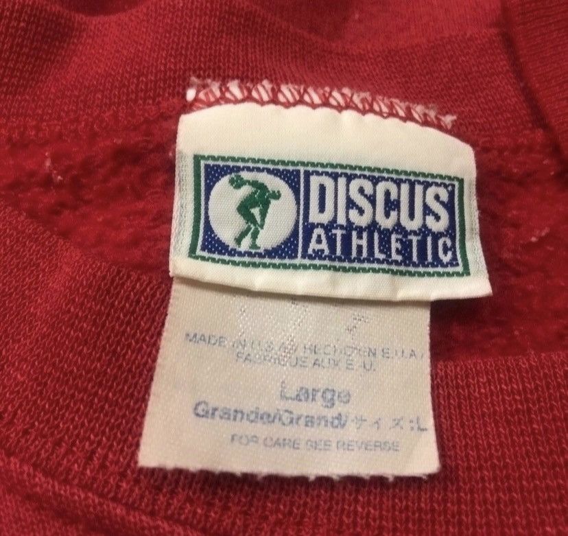 Vintage Vintage 90s plain sweatshirt pullover Size US L / EU 52-54 / 3 - 3 Thumbnail