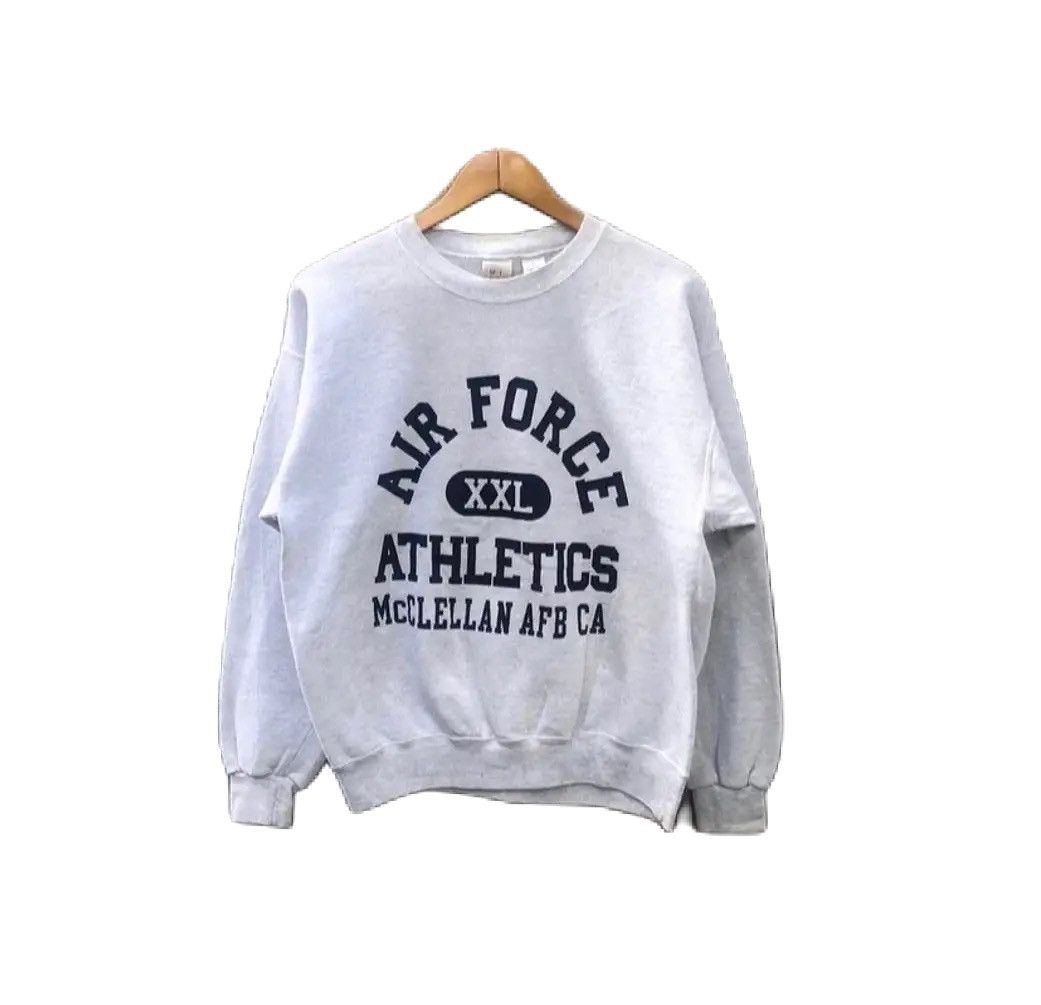 Vintage Vintage 90s air force athletics sweatshirt pullover us army Size US M / EU 48-50 / 2 - 1 Thumbnail