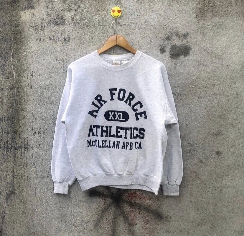 Vintage Vintage 90s air force athletics sweatshirt pullover us army Size US M / EU 48-50 / 2 - 4 Thumbnail