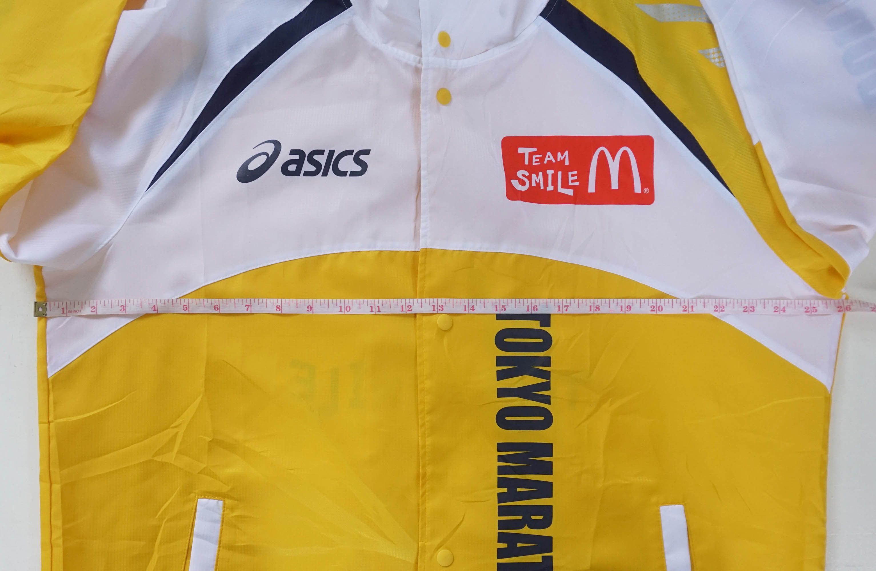 Asics Asics x McDonalds Tokyo Marathon Hooded Windbreaker Size US XXL / EU 58 / 5 - 10 Thumbnail