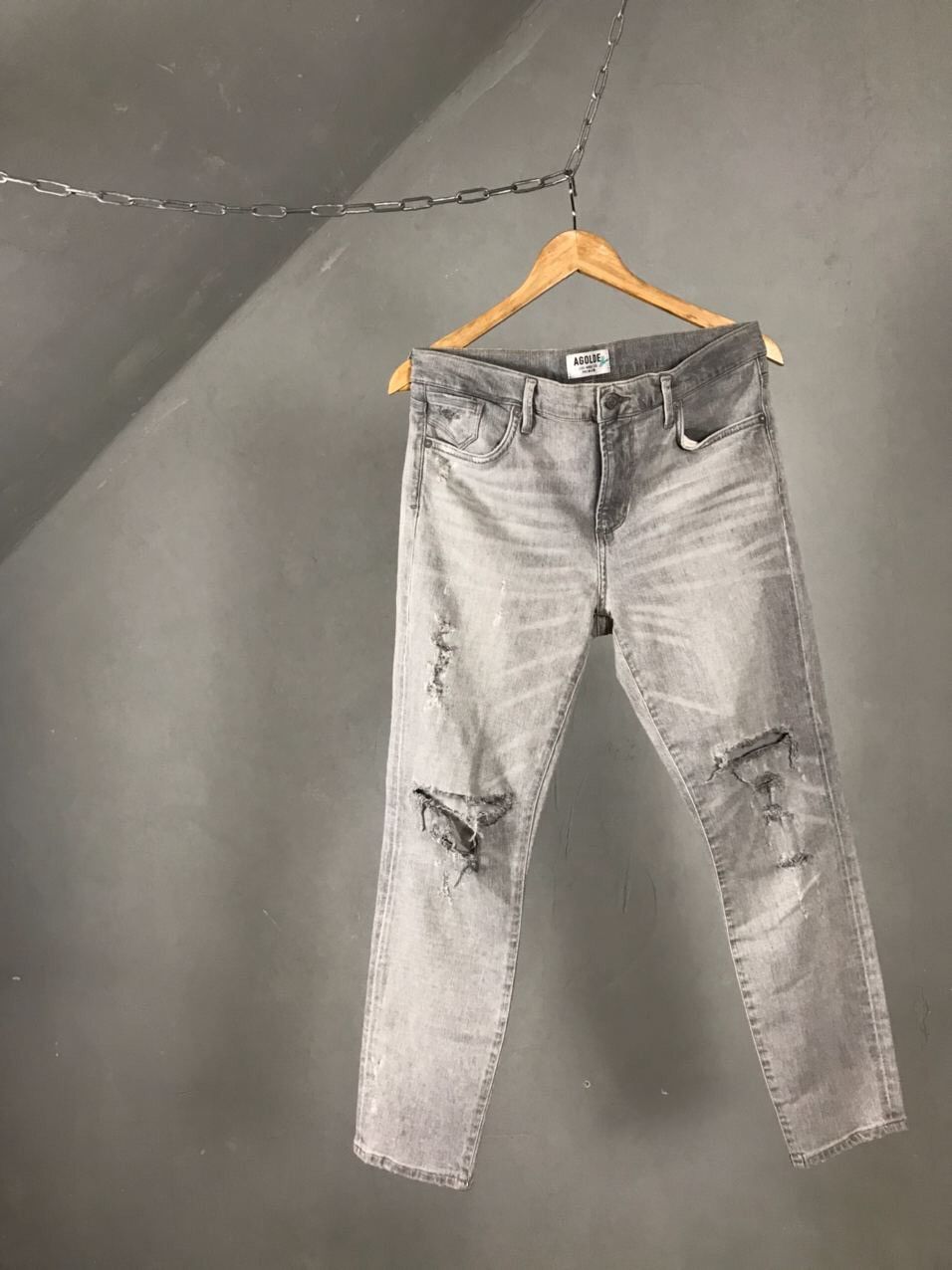 Agolde Agolde streetwear gray jeans Size US 29 - 1 Thumbnail
