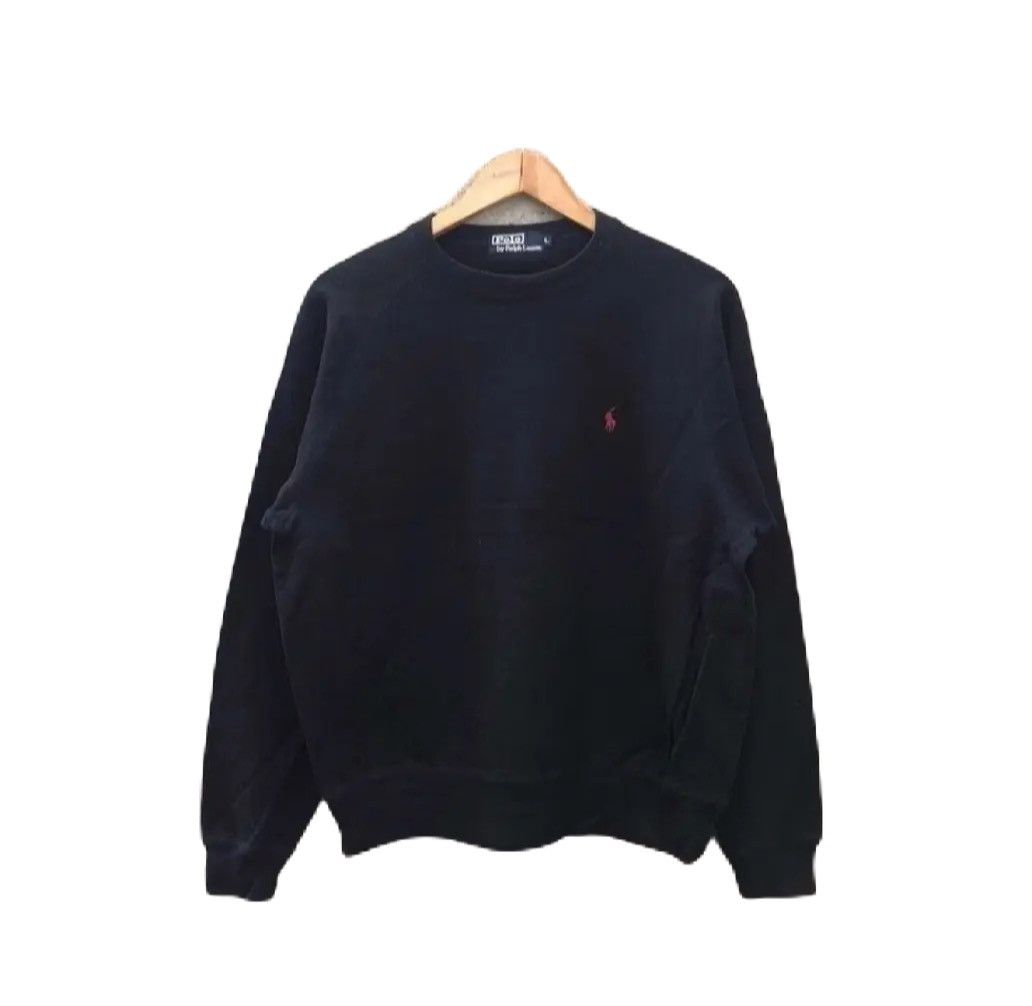 Polo Ralph Lauren × Vintage Vintage 90s Polo Ralph Lauren Sweatshirt Pullover Size US L / EU 52-54 / 3 - 1 Thumbnail