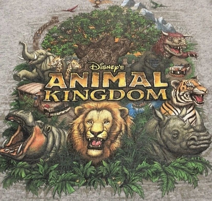 Cartoon Network Vintage animal kingdom sweatshirt by disneyland Size US XL / EU 56 / 4 - 2 Thumbnail