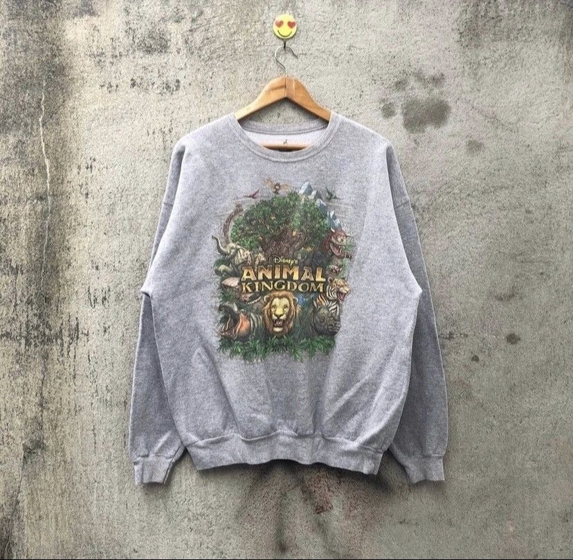 Cartoon Network Vintage animal kingdom sweatshirt by disneyland Size US XL / EU 56 / 4 - 5 Thumbnail