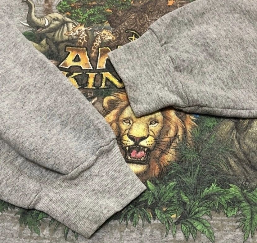 Cartoon Network Vintage animal kingdom sweatshirt by disneyland Size US XL / EU 56 / 4 - 4 Thumbnail