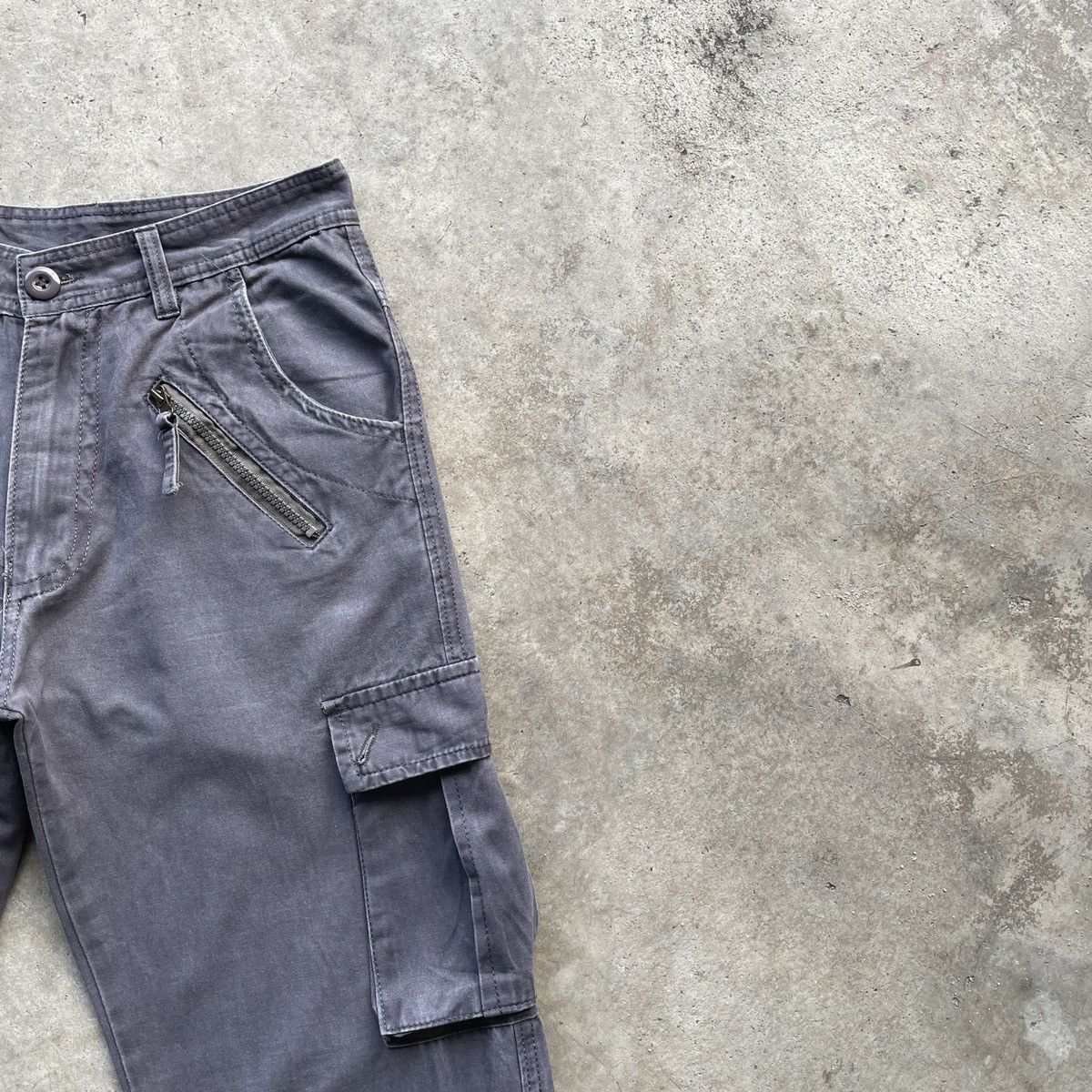 Japanese Brand Rare🔥 Japanese Vintage Faded 8 Pocket Cargo Pants Tactical Size US 29 - 5 Thumbnail