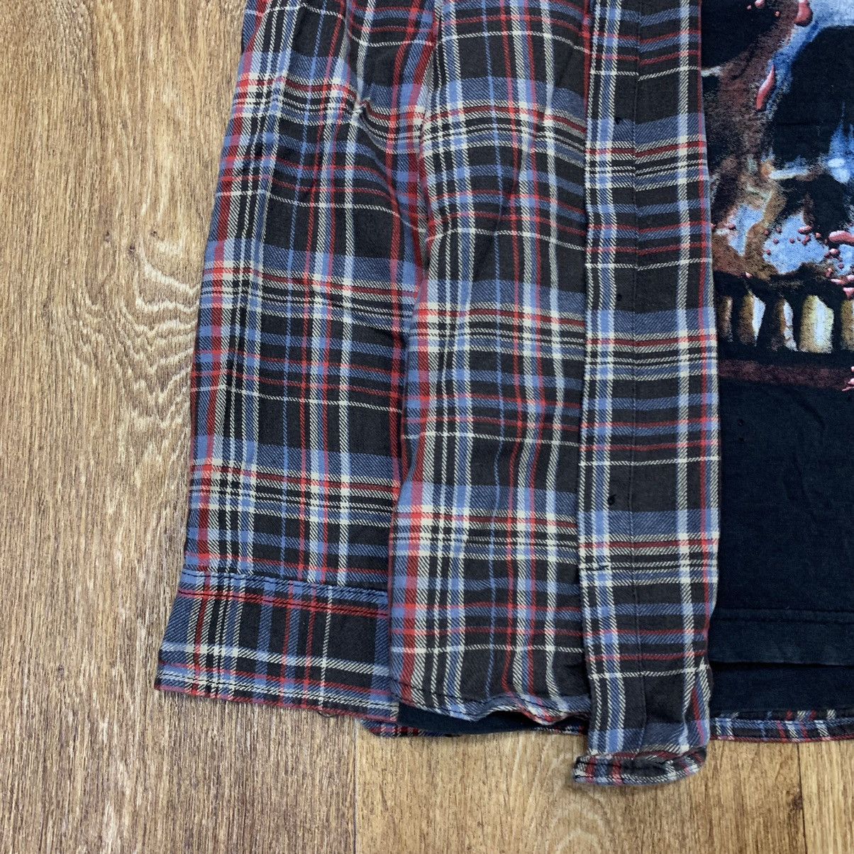 Vintage Vintage 90s Plaid Grunge Shirt Sun Faded Relaxed Fit Logo M Size US M / EU 48-50 / 2 - 4 Thumbnail