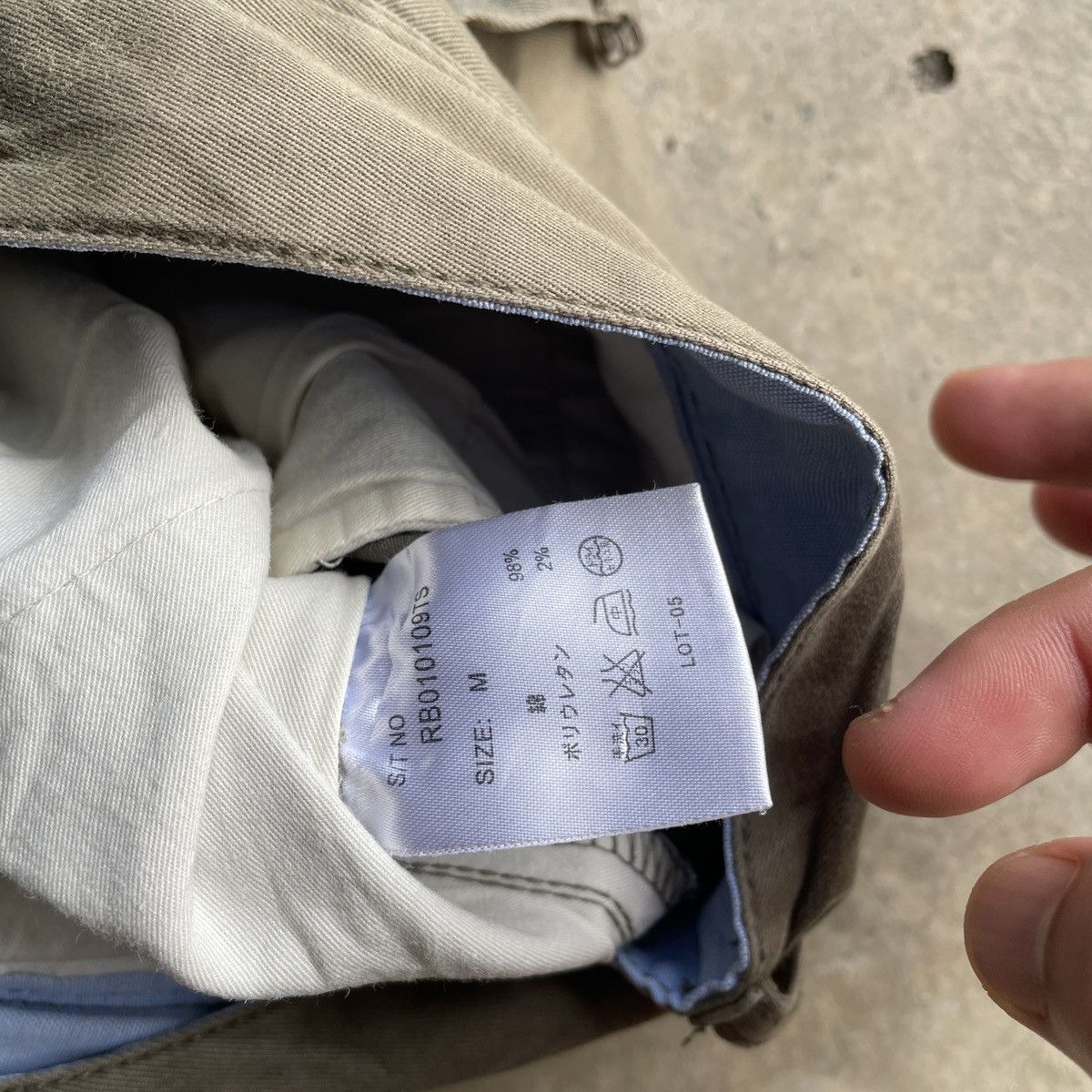 Japanese Brand W30x31🔥 Vintage GrageBlue Faded Back Buckle Trousers Pants Size US 30 / EU 46 - 8 Thumbnail