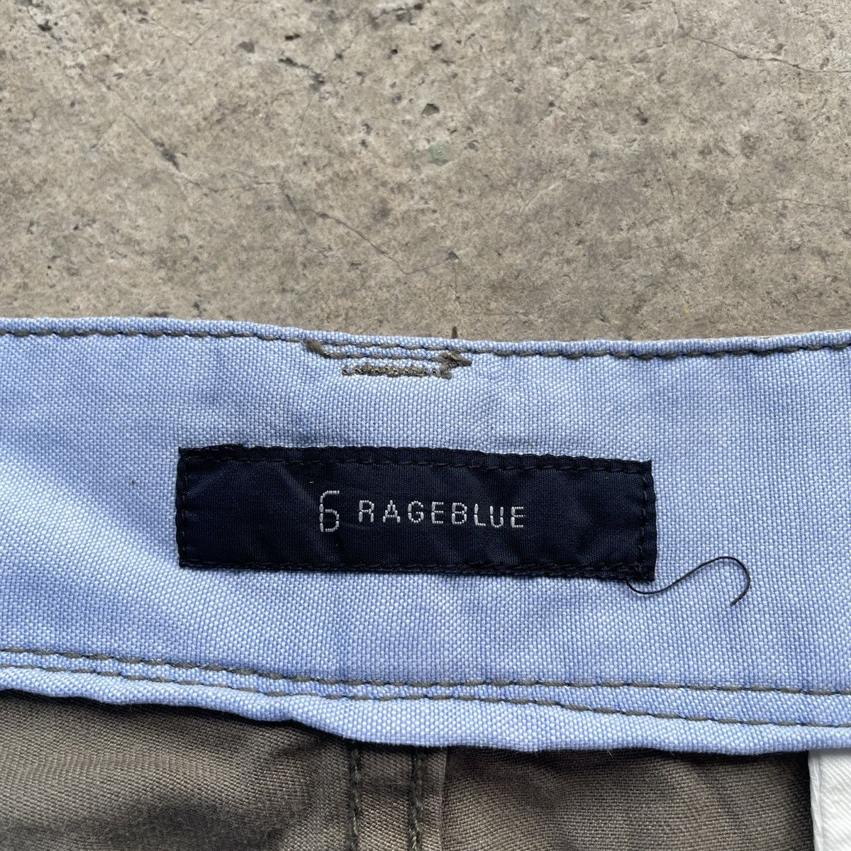 Japanese Brand W30x31🔥 Vintage GrageBlue Faded Back Buckle Trousers Pants Size US 30 / EU 46 - 7 Thumbnail
