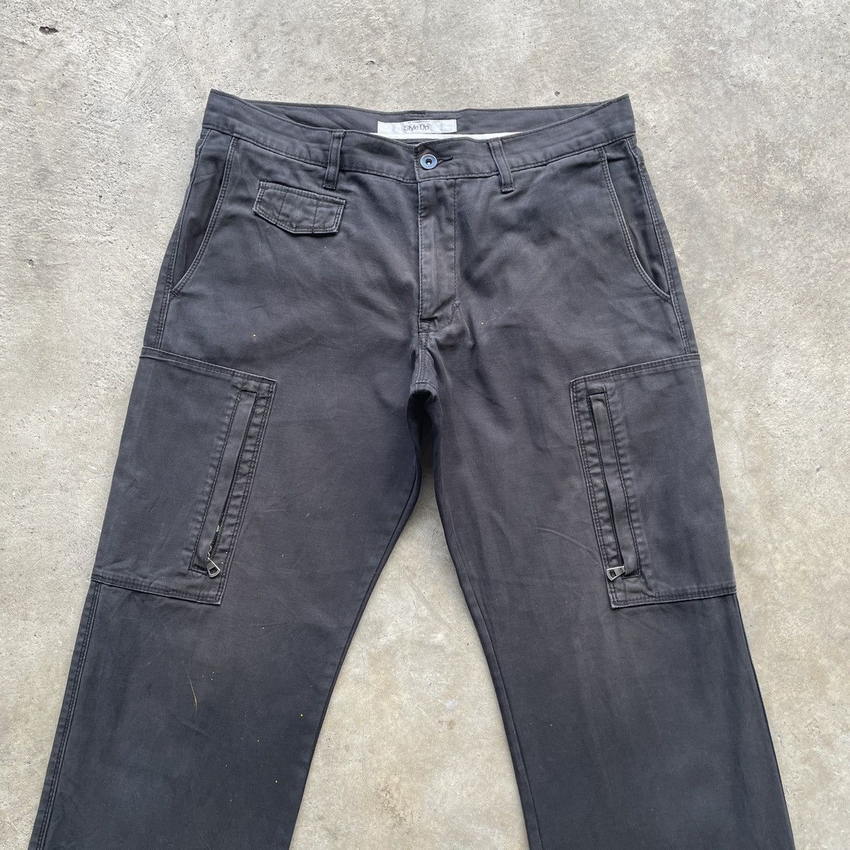 Japanese Brand Vintage Japanese Brand Black Tactical Cargo Pants W33x33.5 Size US 33 - 3 Thumbnail