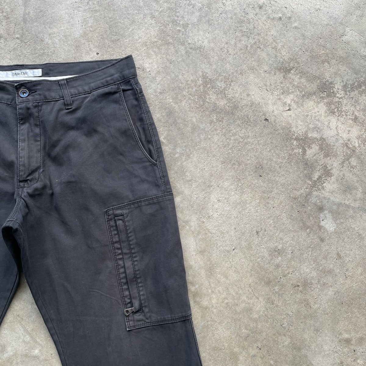 Japanese Brand Vintage Japanese Brand Black Tactical Cargo Pants W33x33.5 Size US 33 - 6 Thumbnail