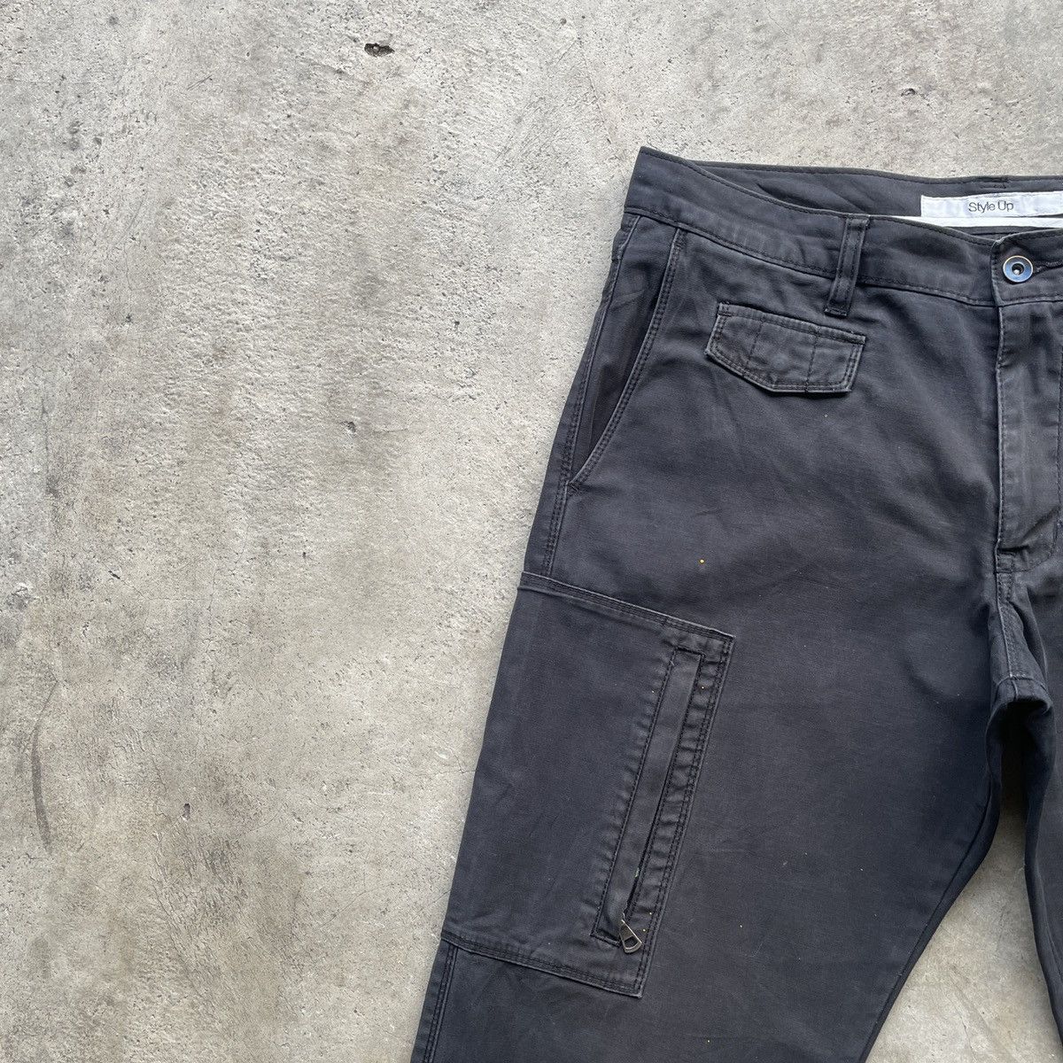 Japanese Brand Vintage Japanese Brand Black Tactical Cargo Pants W33x33.5 Size US 33 - 5 Thumbnail