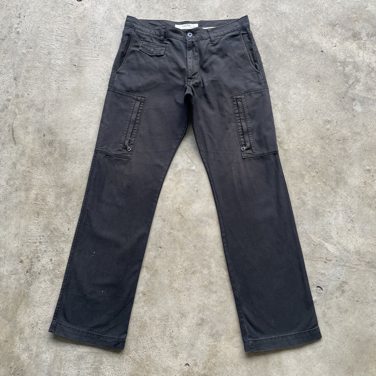 Japanese Brand Vintage Japanese Brand Black Tactical Cargo Pants W33x33.5 Size US 33 - 1 Thumbnail