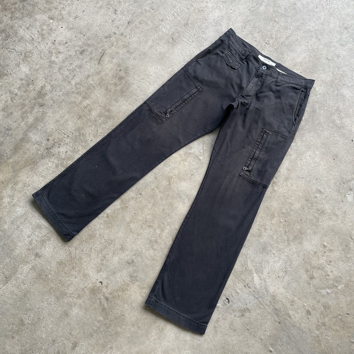 Japanese Brand Vintage Japanese Brand Black Tactical Cargo Pants W33x33.5 Size US 33 - 2 Thumbnail