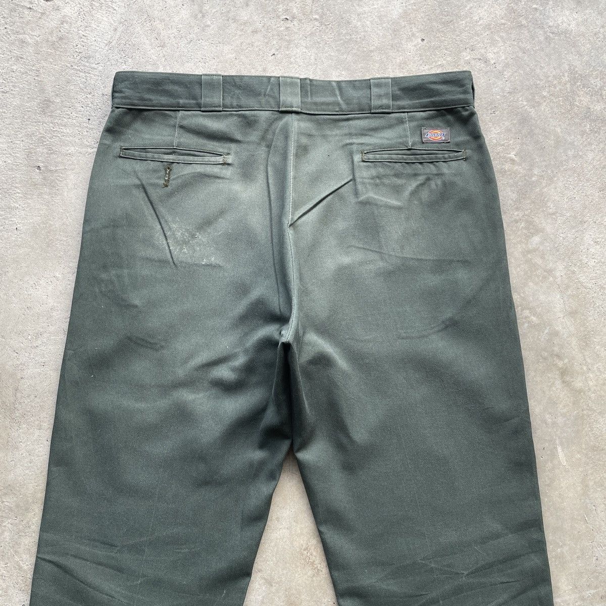 Dickies Vintage Dickies Green Faded Trousers Casual Pants W37x30 Size US 37 - 10 Thumbnail
