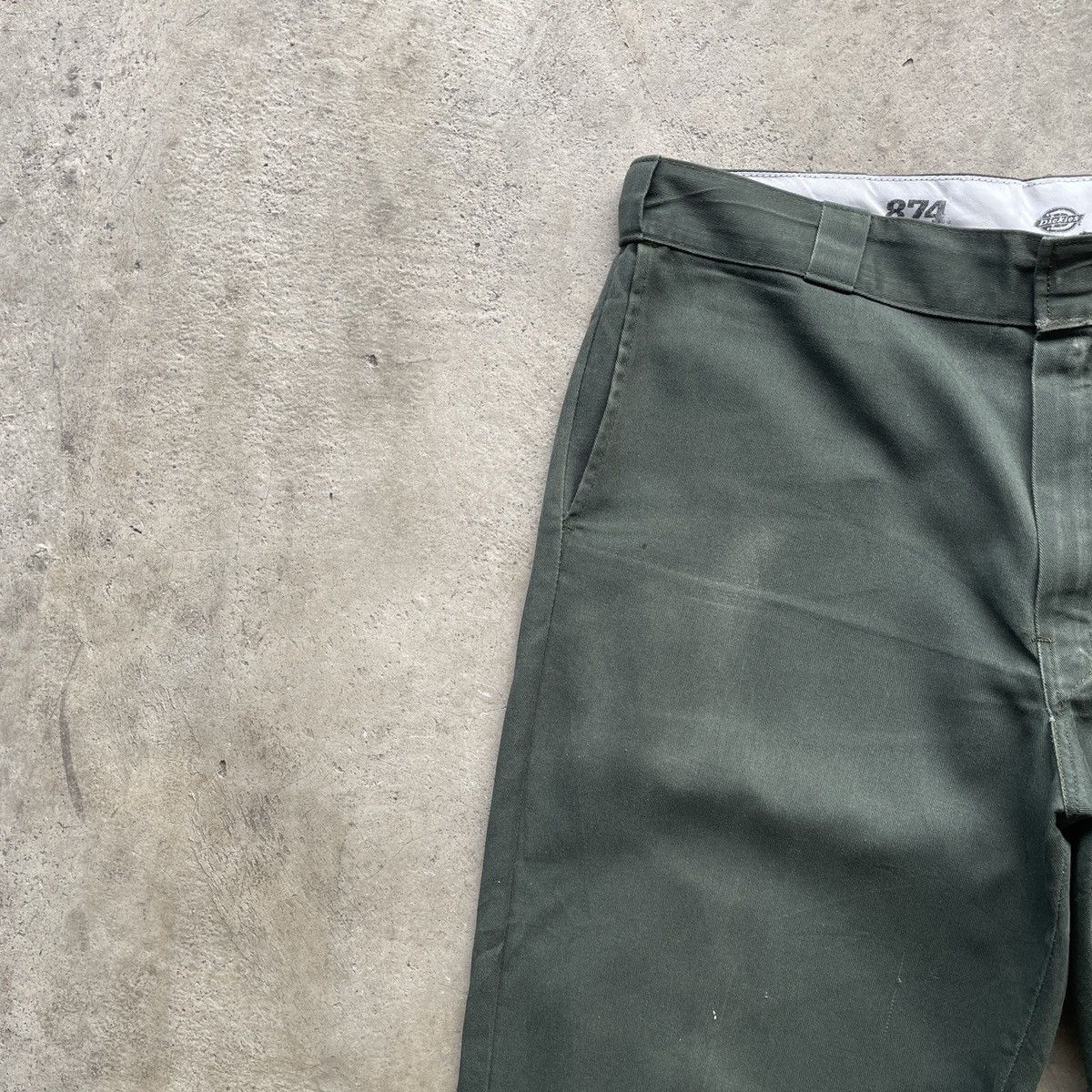 Dickies Vintage Dickies Green Faded Trousers Casual Pants W37x30 Size US 37 - 5 Thumbnail