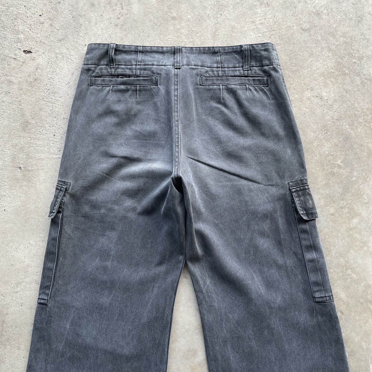 Japanese Brand Vintage L’equipe Yoshie Inaba Black Faded Cargo Pants Japan Size US 31 - 9 Thumbnail