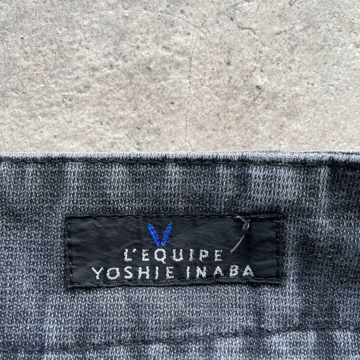 Japanese Brand Vintage L’equipe Yoshie Inaba Black Faded Cargo Pants Japan Size US 31 - 7 Thumbnail