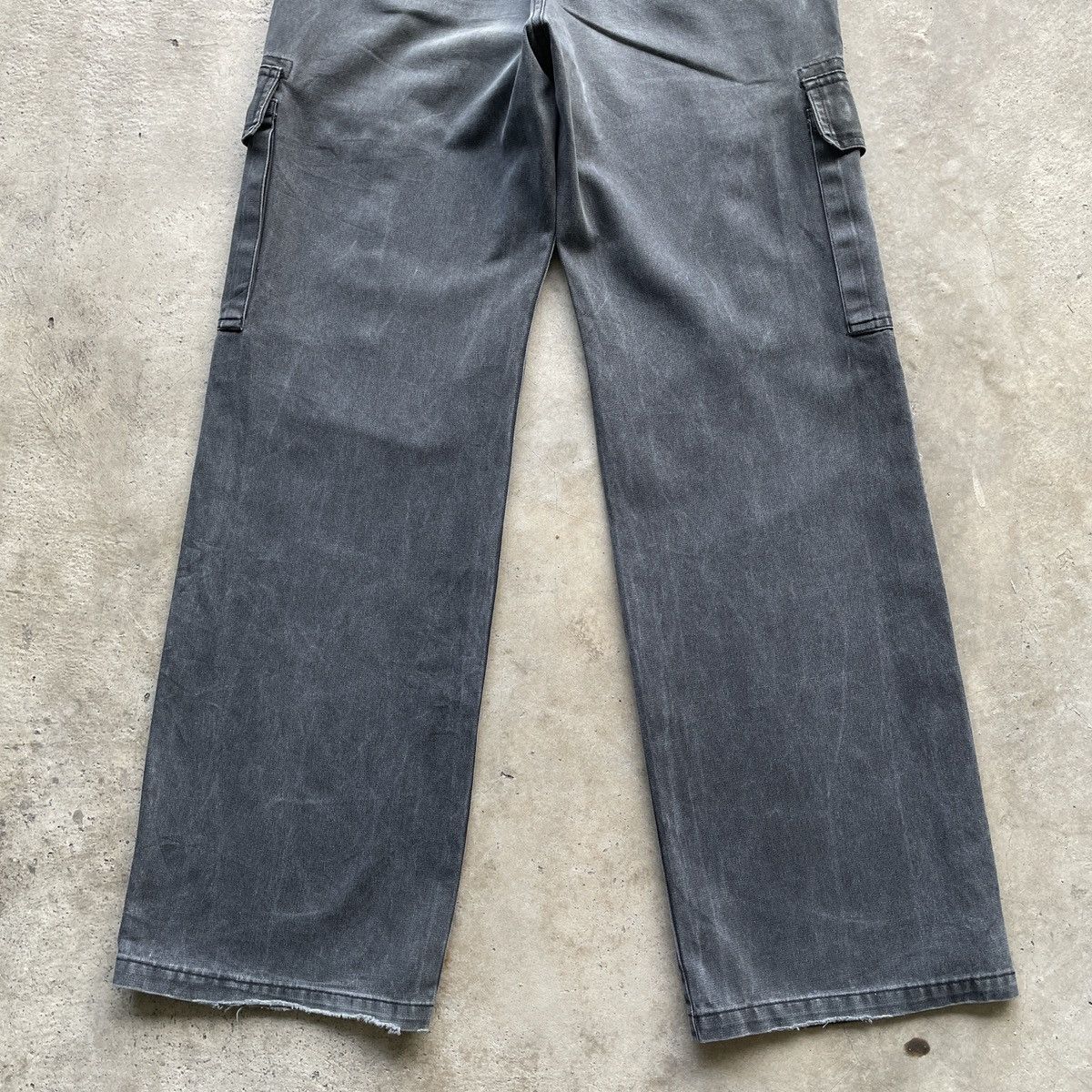 Japanese Brand Vintage L’equipe Yoshie Inaba Black Faded Cargo Pants Japan Size US 31 - 10 Thumbnail