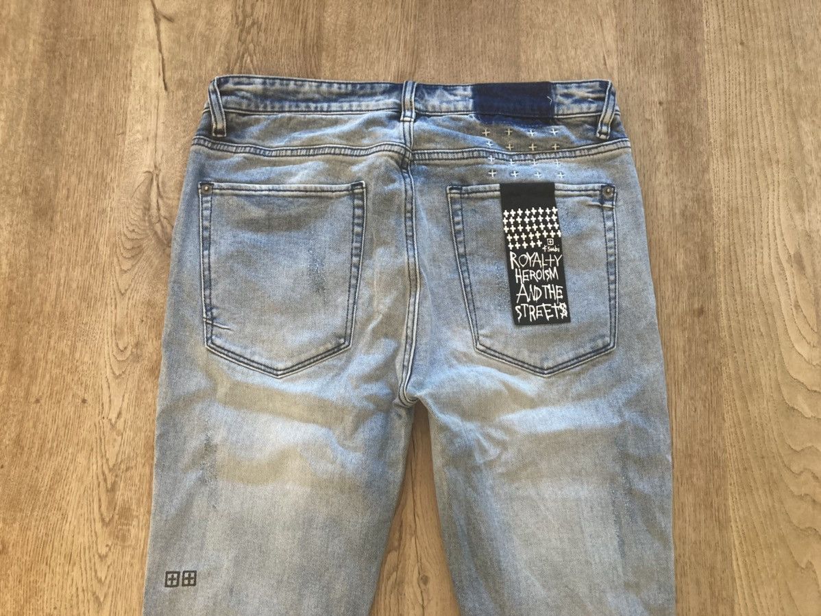 Van Winkle Trashed Dreams Ripped Skinny Jeans