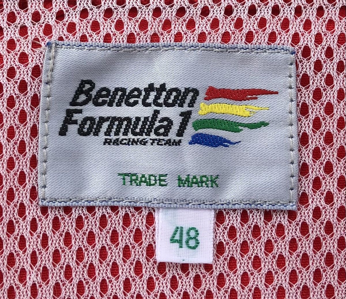 Benetton 🔥Vtg Benetton Formula 1 Racing Team Embroidery Logo Jacket Size US L / EU 52-54 / 3 - 18 Thumbnail