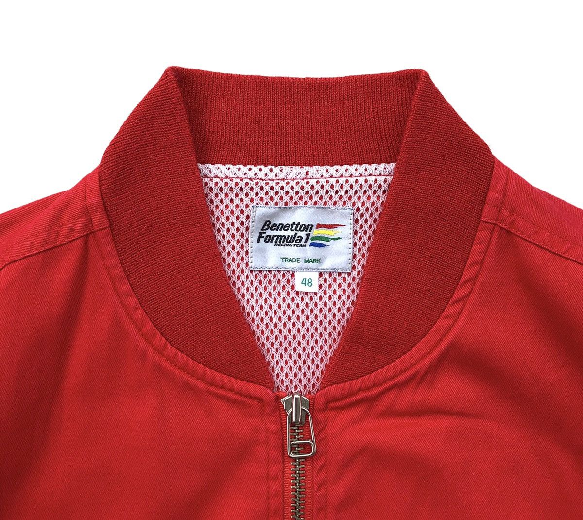 Benetton 🔥Vtg Benetton Formula 1 Racing Team Embroidery Logo Jacket Size US L / EU 52-54 / 3 - 14 Thumbnail