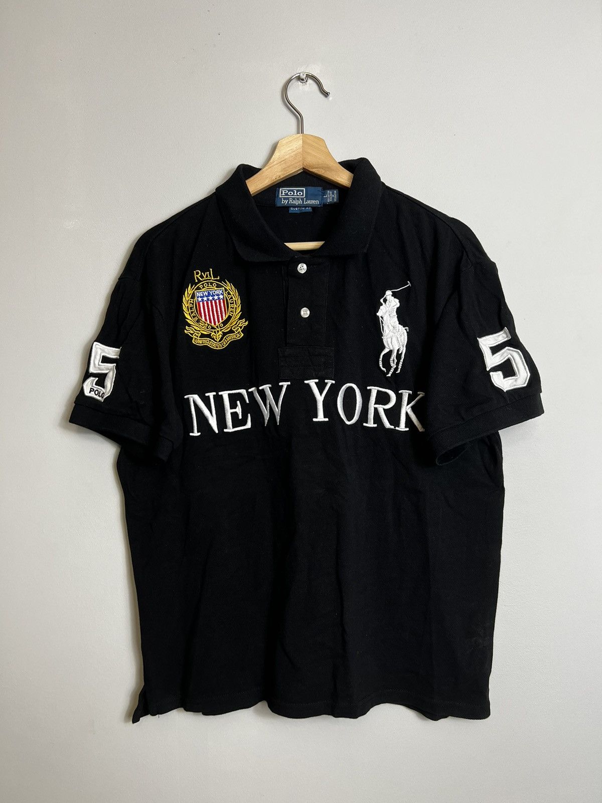 Polo Ralph Lauren Polo Ralph Lauren New York USA Rugby Polo Shirt Rare ...