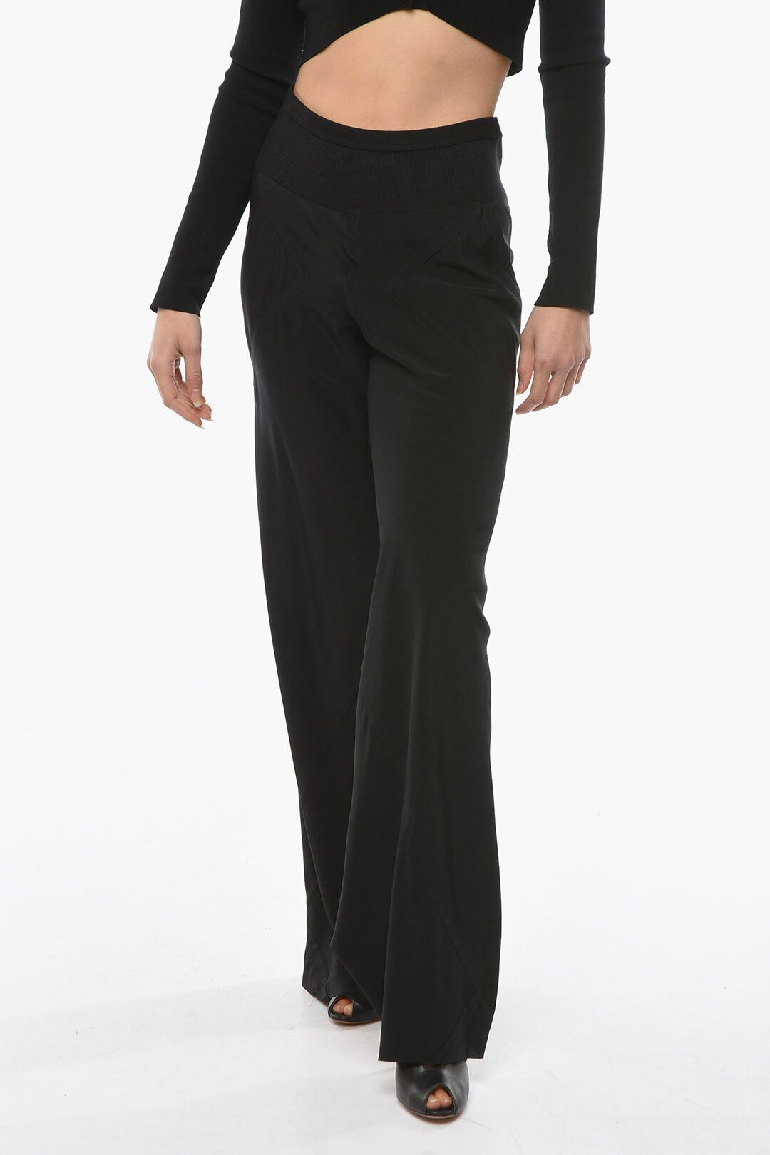 image of Rick Owens Og1Mm0323 Pants In Black, Women's (Size 24)