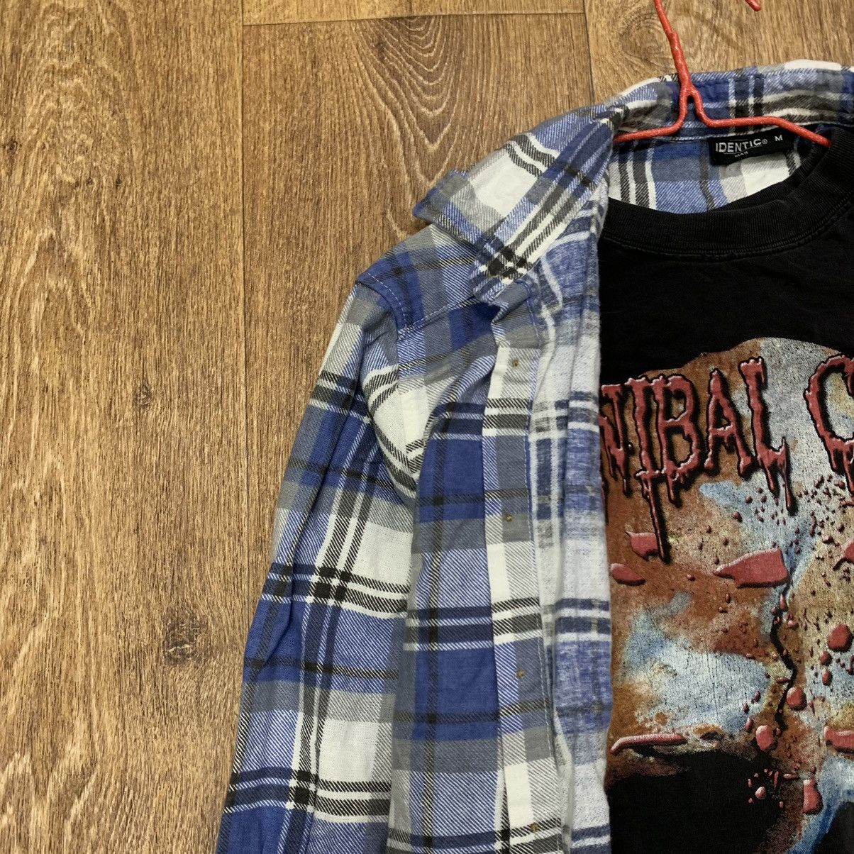 Vintage Vintage 90s Blue White Checkered Shirt Grunge Skate Baggy M Size US M / EU 48-50 / 2 - 4 Thumbnail