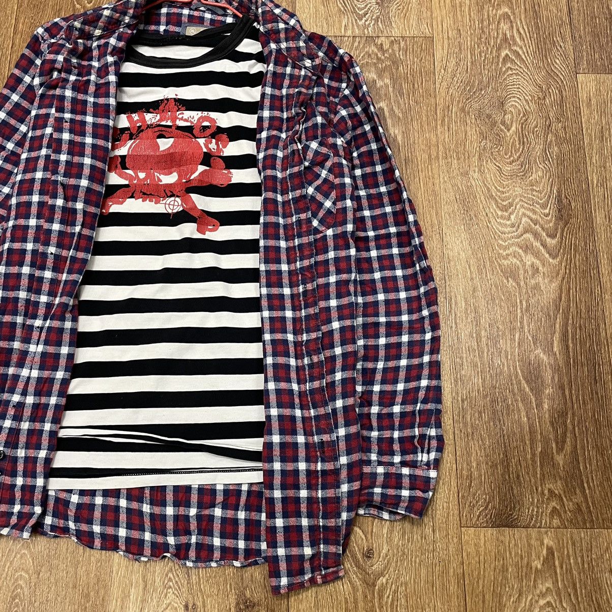 Vintage Vintage 90s Plaid Shirt Y2K Streetwear Grunge Oversized XL Size US XL / EU 56 / 4 - 2 Thumbnail