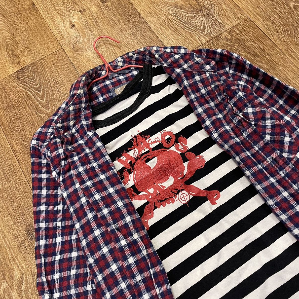 Vintage Vintage 90s Plaid Shirt Y2K Streetwear Grunge Oversized XL Size US XL / EU 56 / 4 - 5 Thumbnail