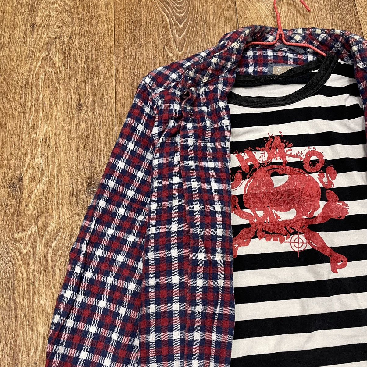 Vintage Vintage 90s Plaid Shirt Y2K Streetwear Grunge Oversized XL Size US XL / EU 56 / 4 - 4 Thumbnail